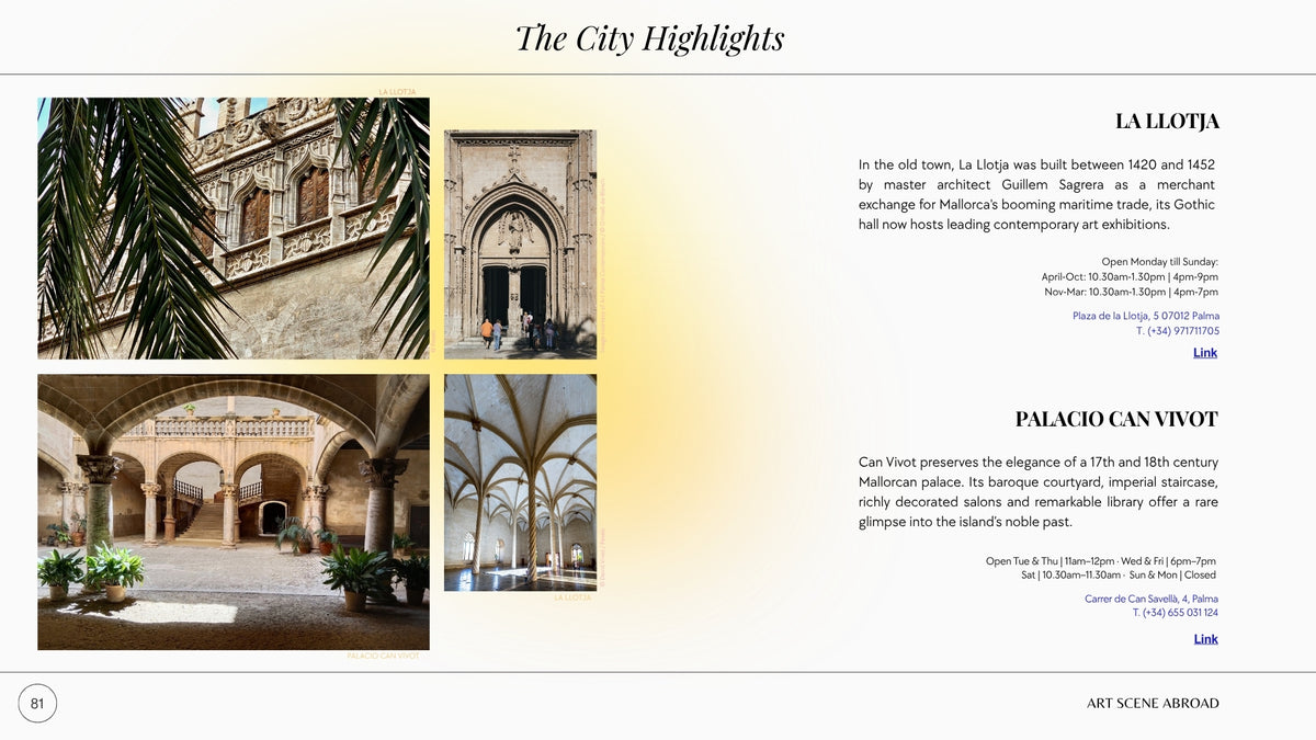 Palma City Guide - Art, Design & Lifestyle